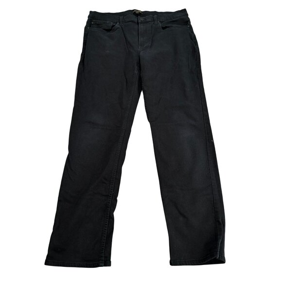 Banana Republic Mens Black Jeans 36x32 Relaxed Fit Straight Leg - Picture 1 of 10